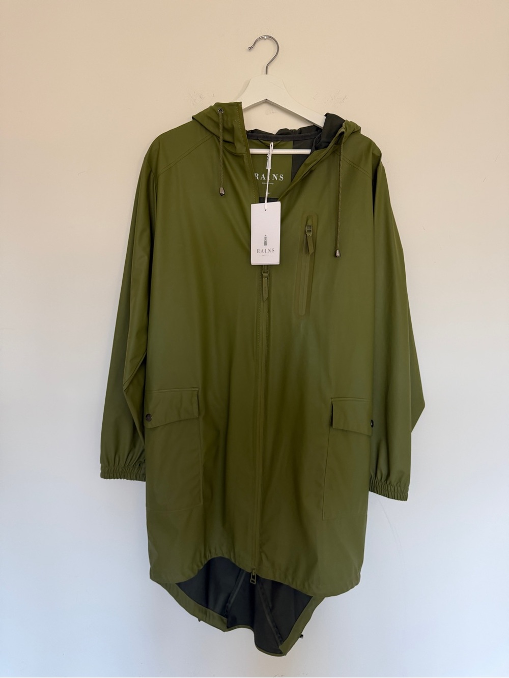 RAINS *NWT* Waterproof Parka Coat - XS/S